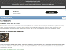 Tablet Screenshot of kambodscha-spezialisten.com